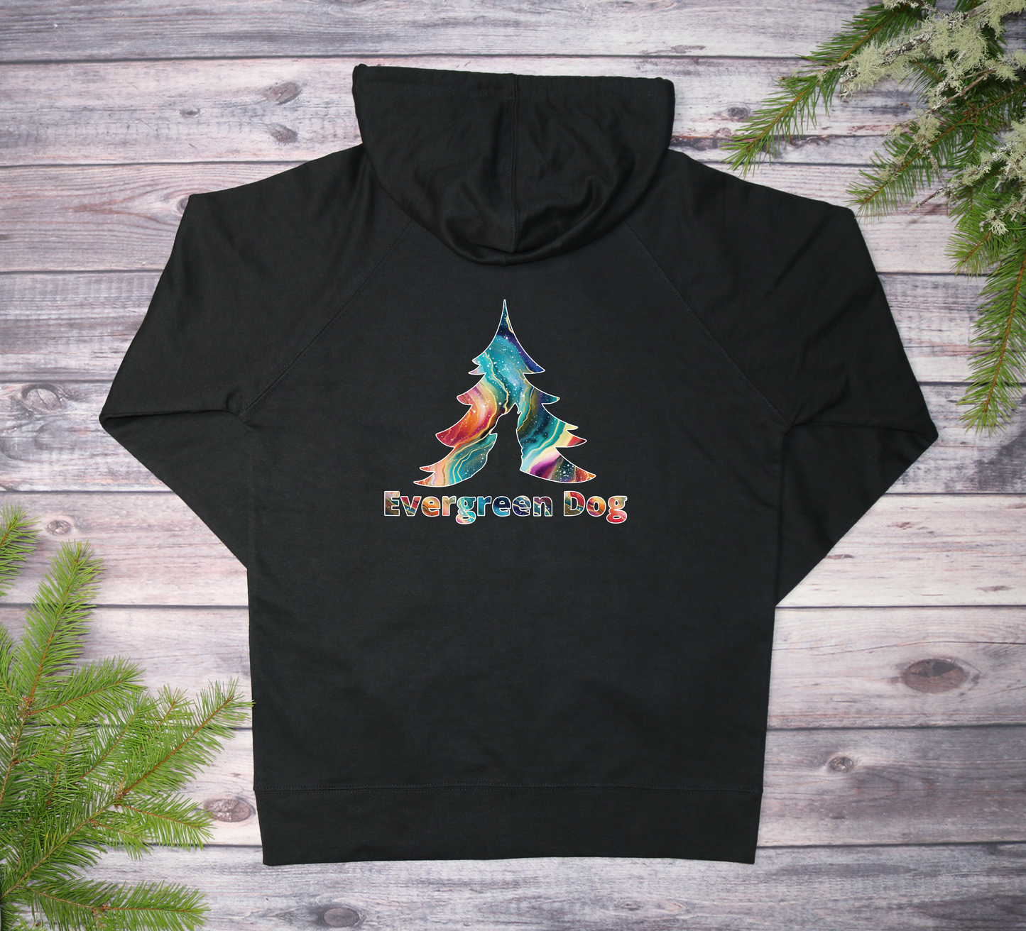 Arctic Cosmos Lightweight Terry Zip-Up Hoodie