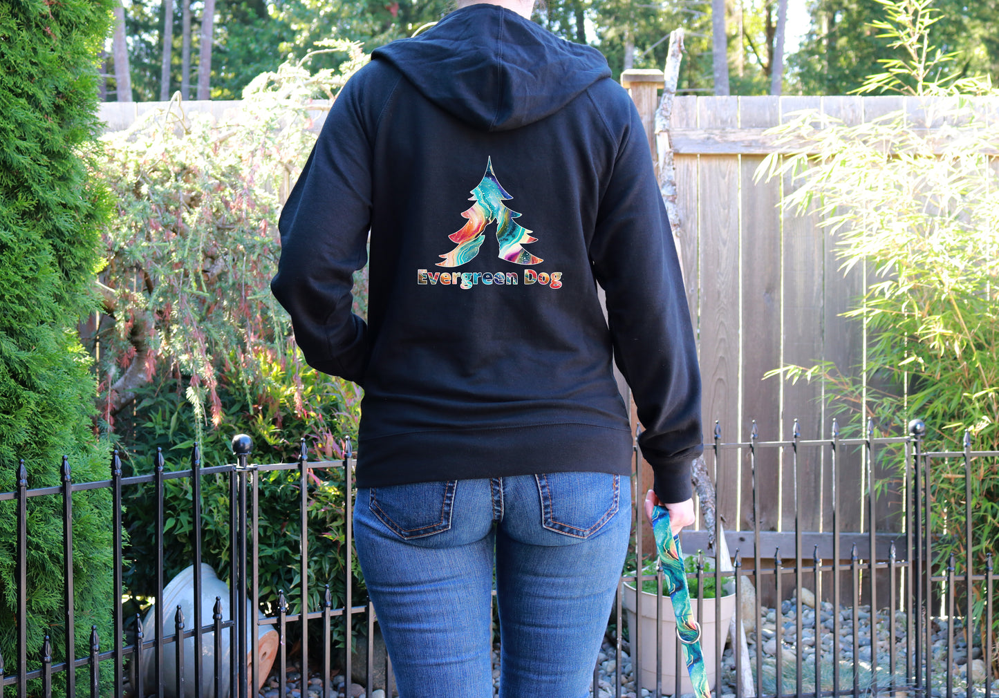 Arctic Cosmos Lightweight Terry Zip-Up Hoodie
