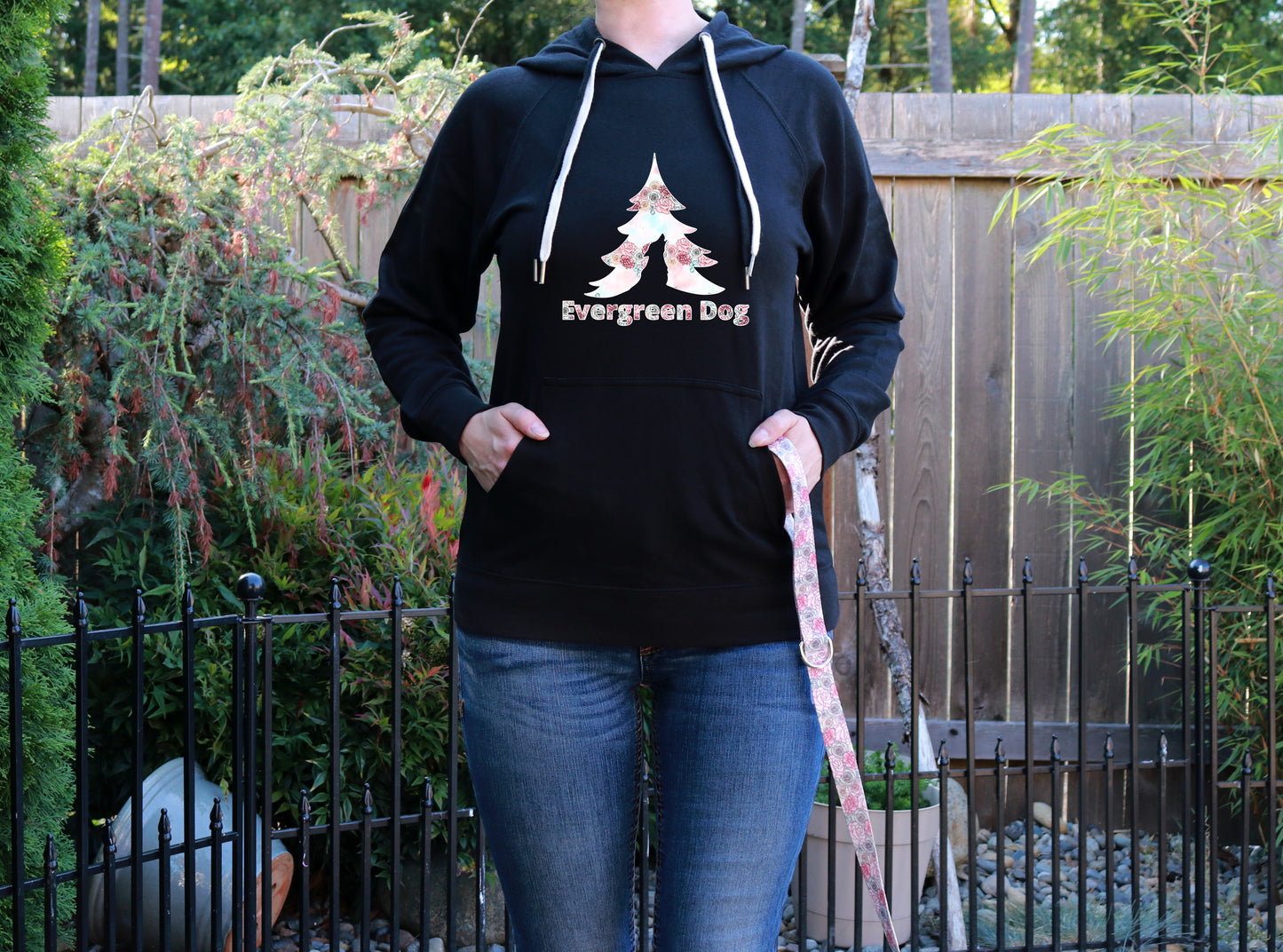 Blooming Elegance Lightweight Terry Pull-Over Hoodie