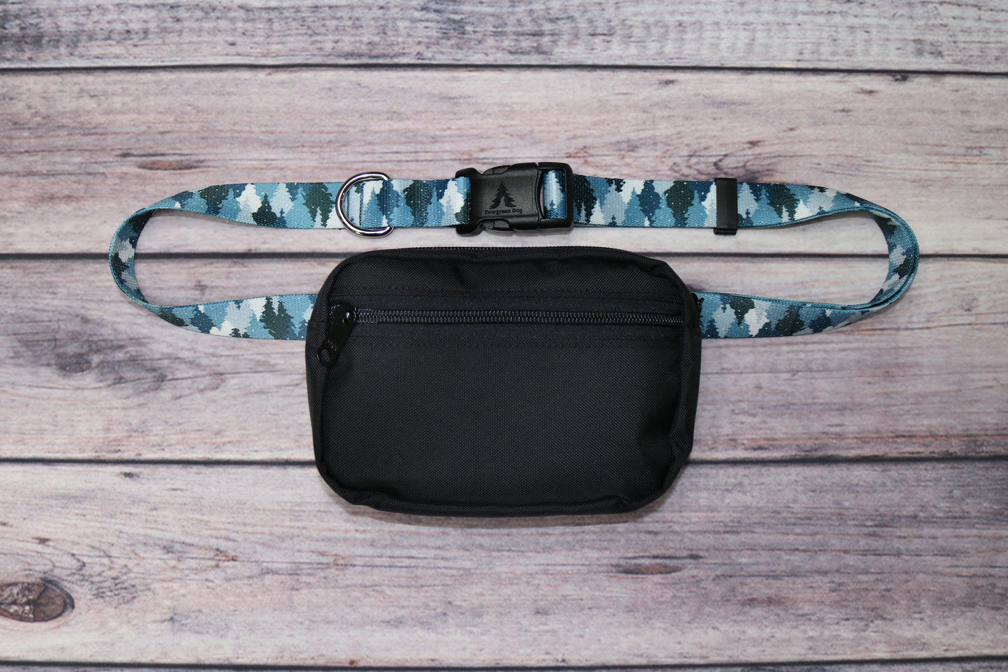 Blue Camo Trees Fanny Pack