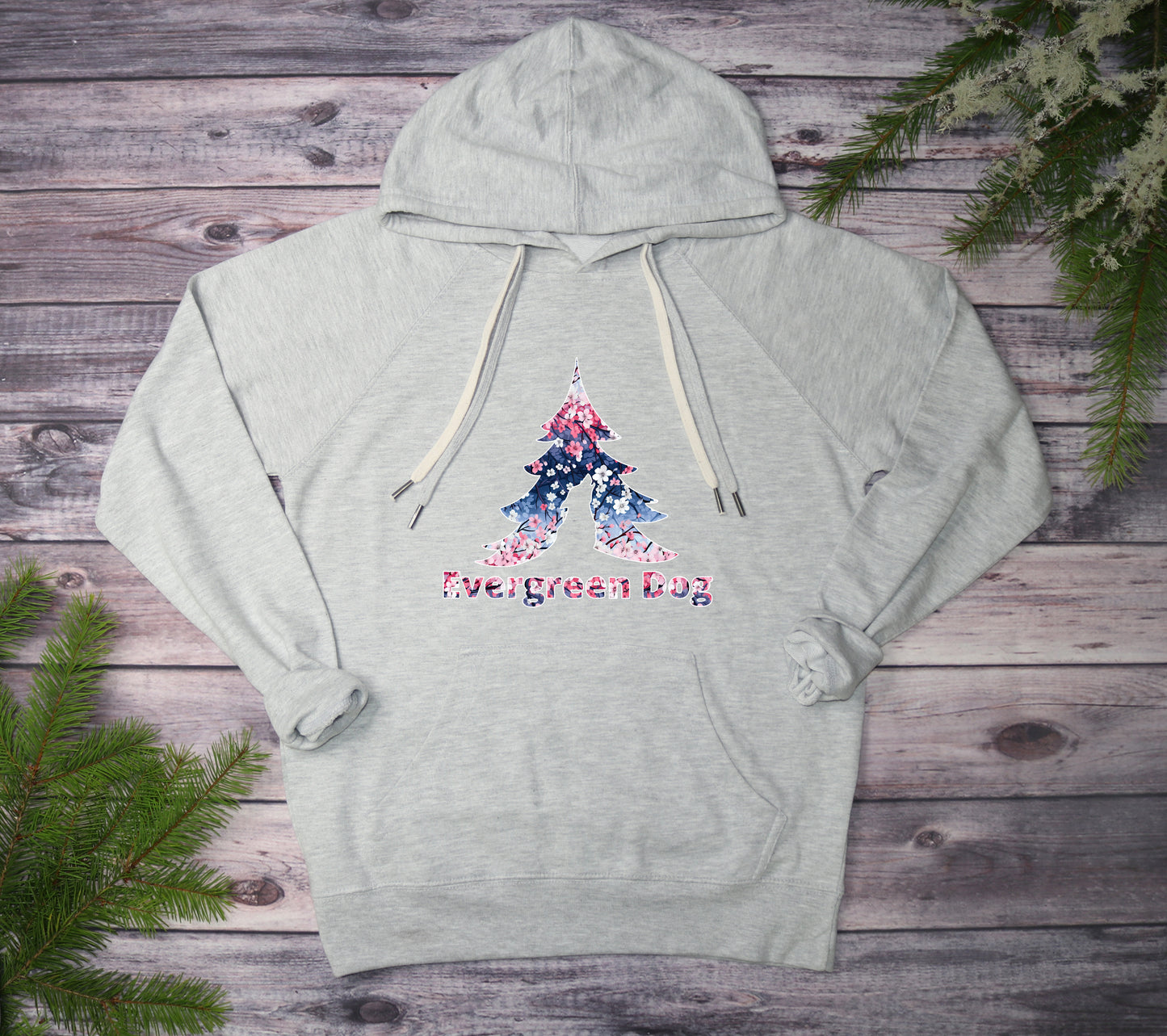 Cherry Blossom Dreams Lightweight Terry Pull-Over Hoodie