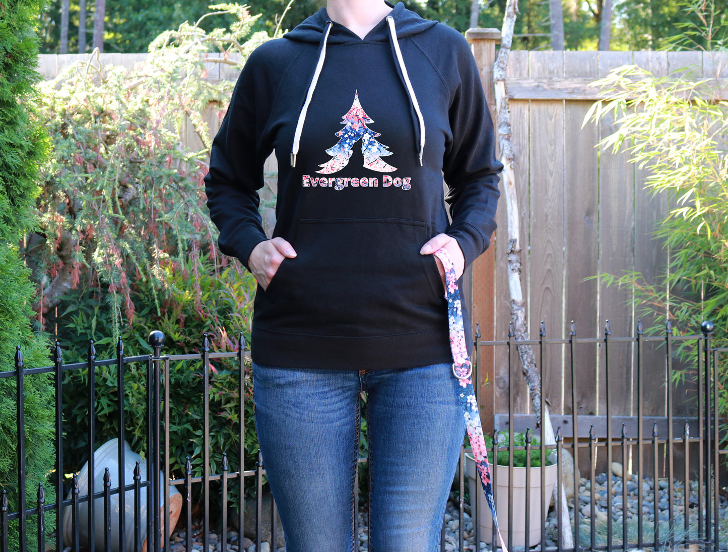 Cherry Blossom Dreams Lightweight Terry Pull-Over Hoodie