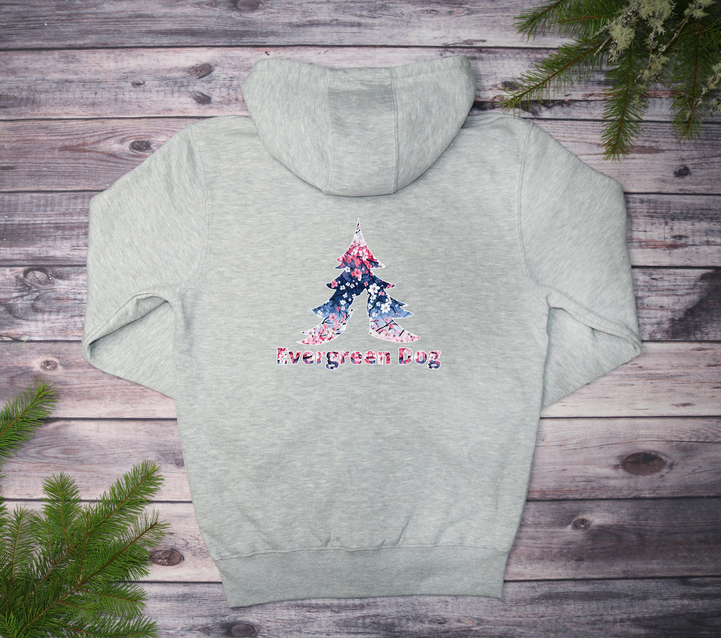 Cherry Blossom Dreams Midweight Zip-Up Hoodie