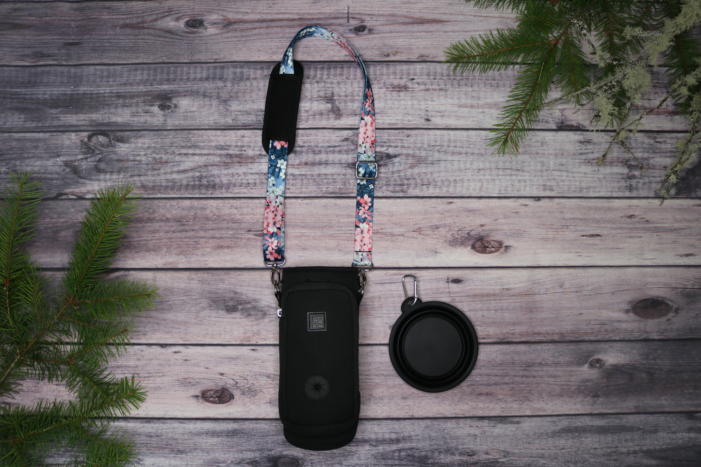 Cherry Blossom Dreams Crossbody Water Bottle Holder in Two Sizes