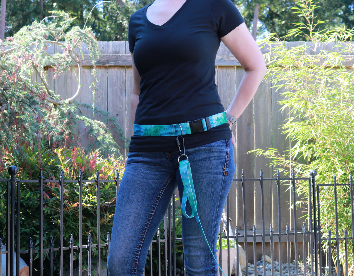 Foggy Morning Handsfree Leash Attachment