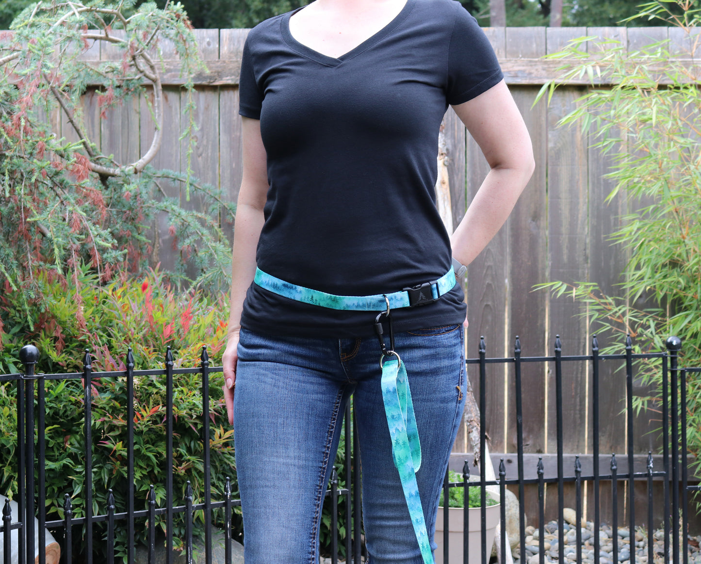 Foggy Morning Handsfree Leash Attachment