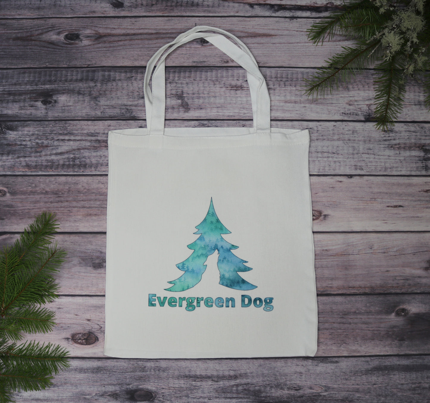 Foggy Morning Canvas Totes