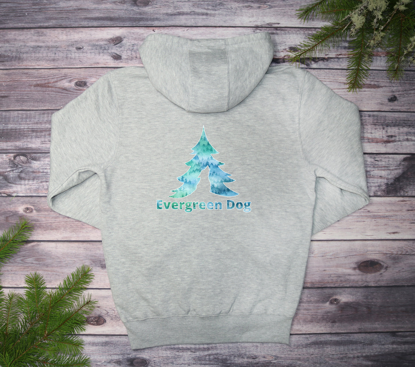 Foggy Morning Midweight Zip-Up Hoodie
