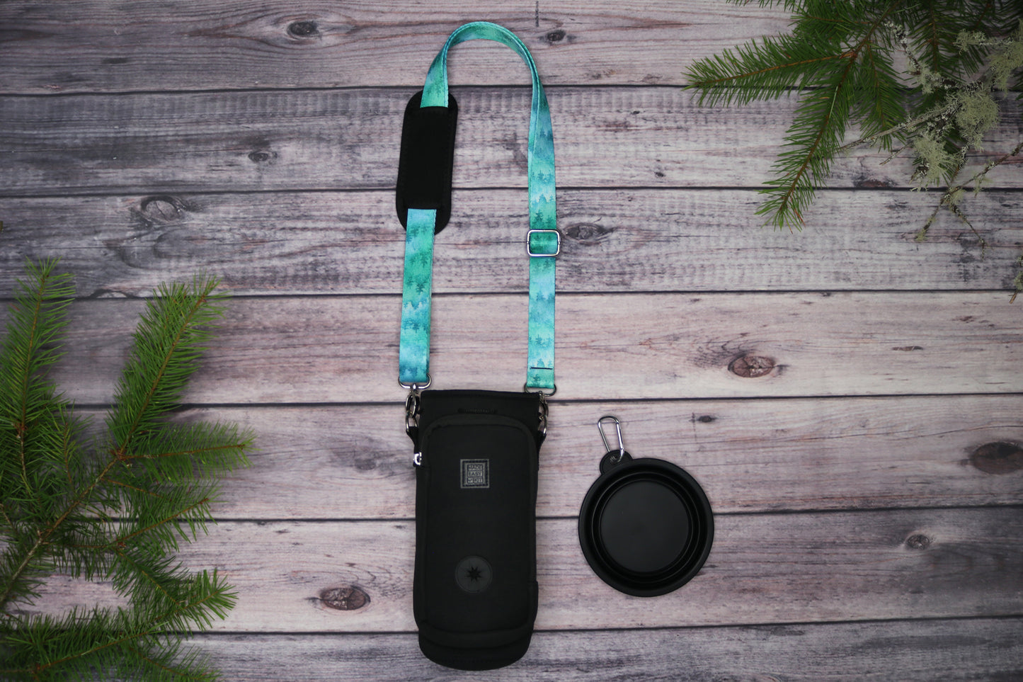 Foggy Morning Crossbody Water Bottle Holder