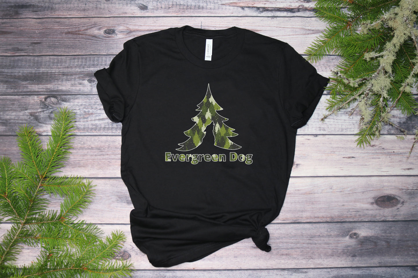 Green Camo Trees T-Shirt