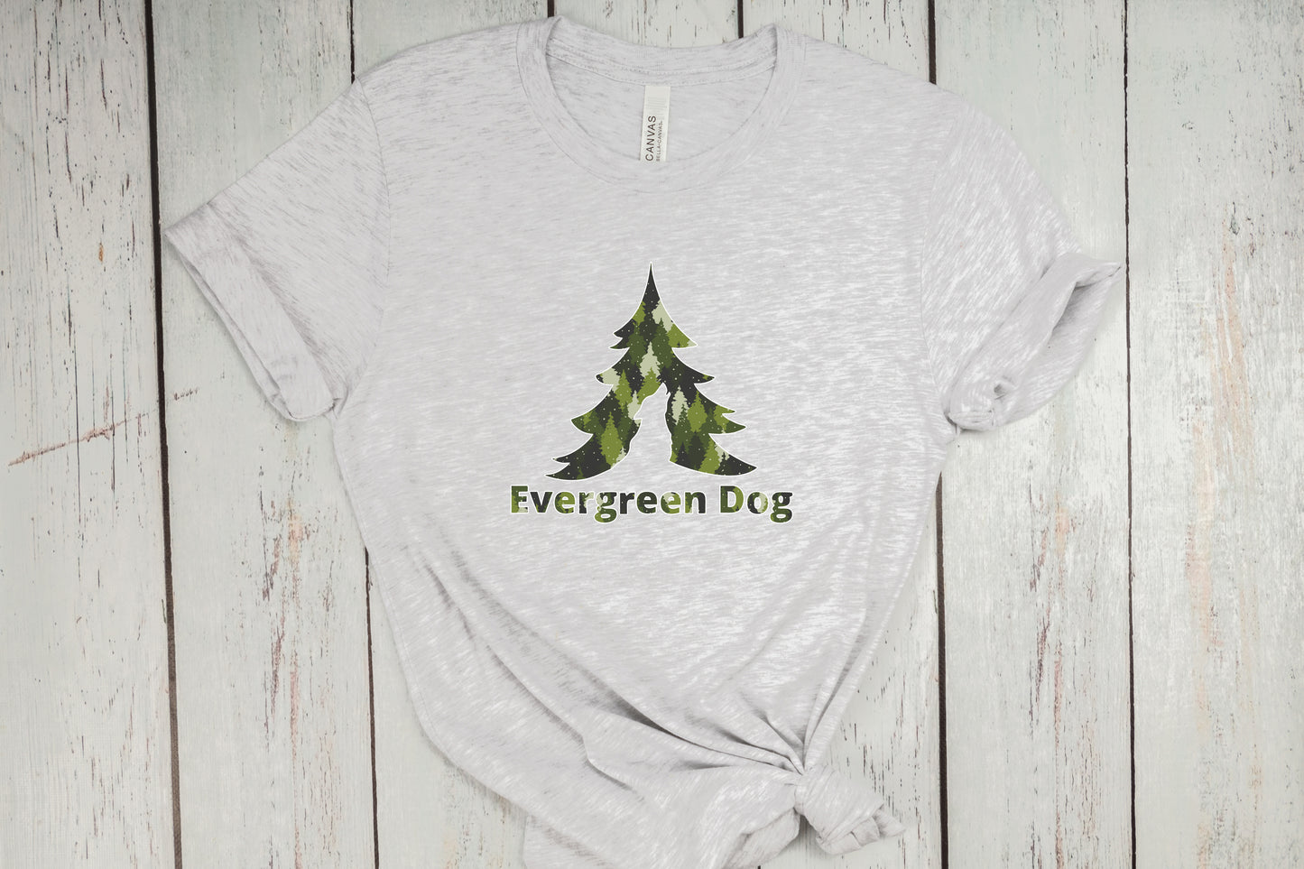 Green Camo Trees T-Shirt