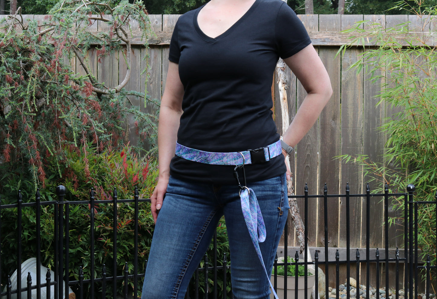 Pastel Storm Handsfree Leash Attachment