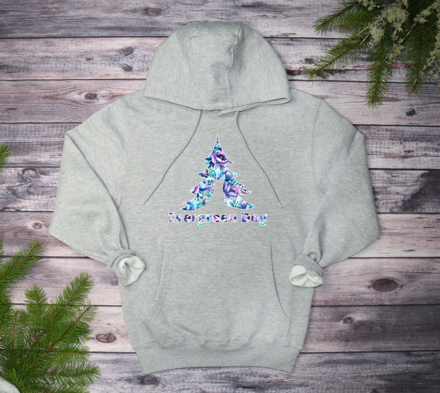 Peony Fantasy Midweight Pull-Over Hoodie