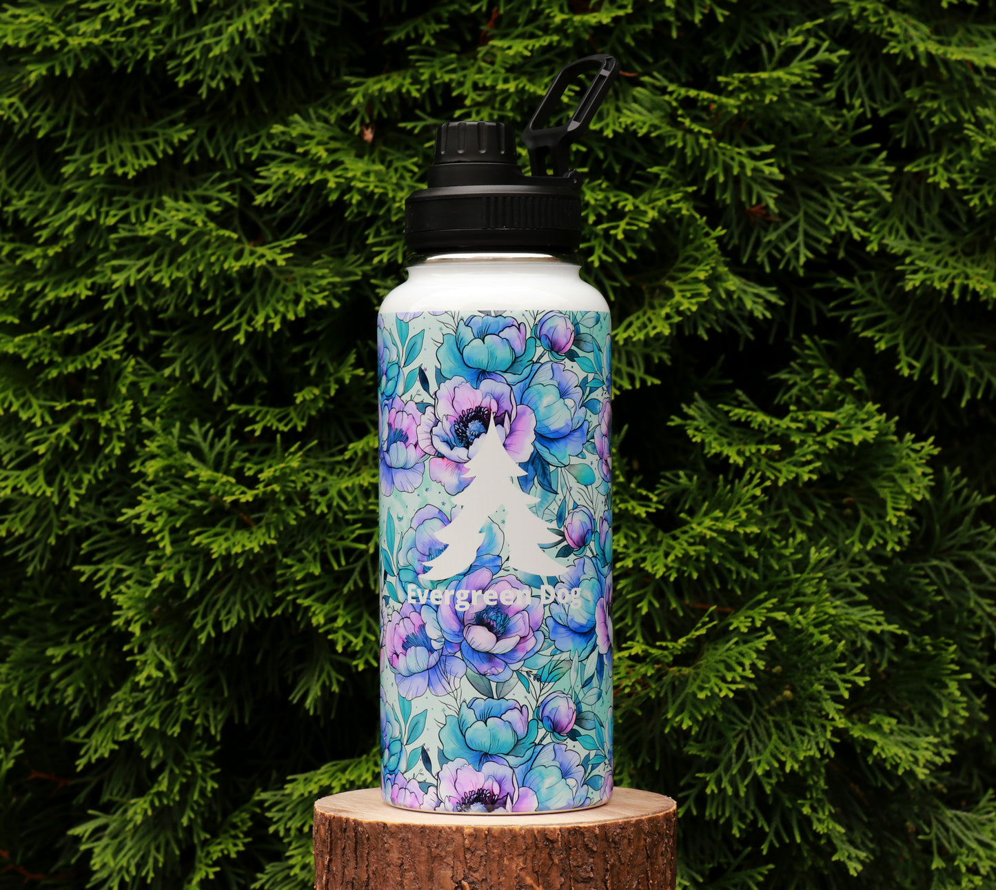Peony Fantasy 32oz. Water Bottle