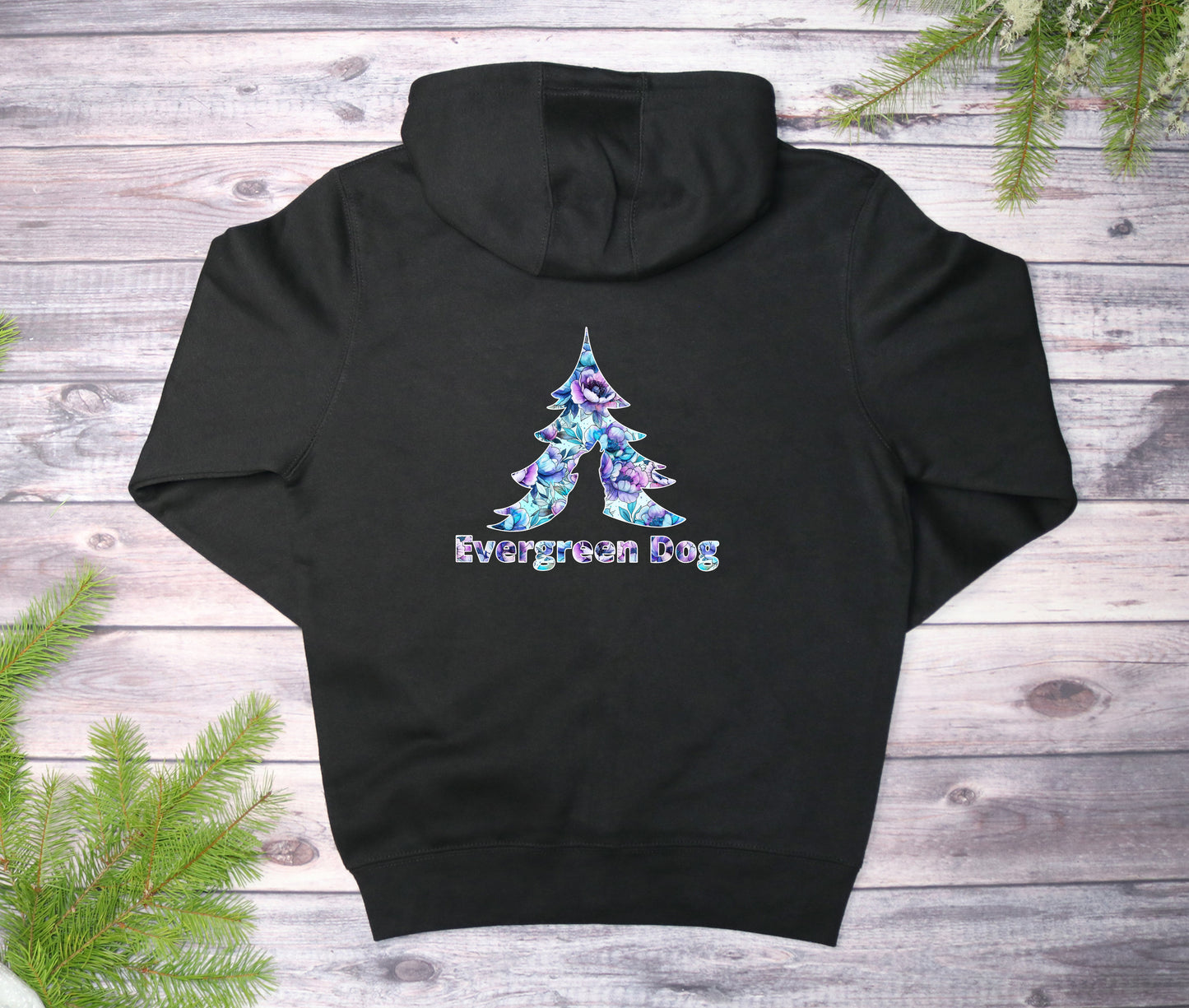 Peony Fantasy Midweight Zip-Up Hoodie