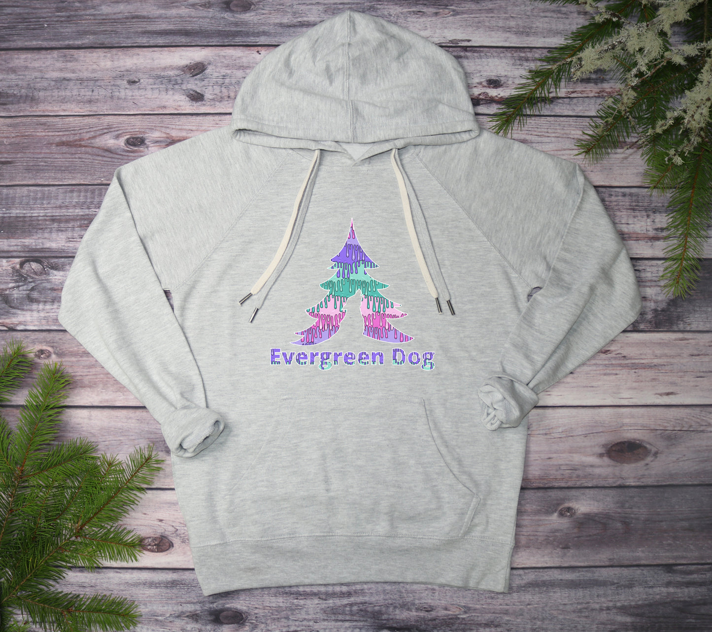 Playful Drips Lightweight Terry Pull-Over Hoodie