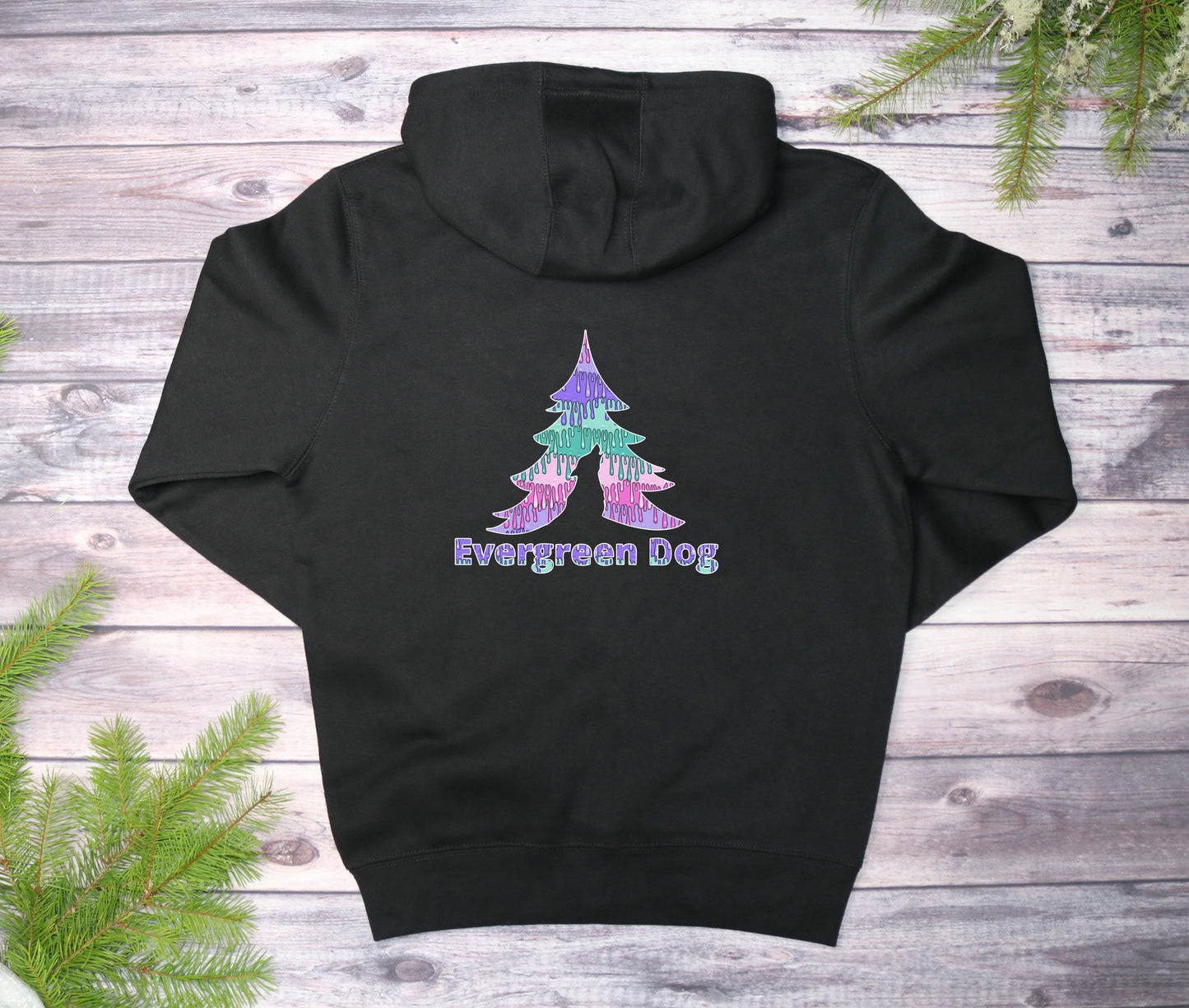 Playful Drips Midweight Zip-Up Hoodie