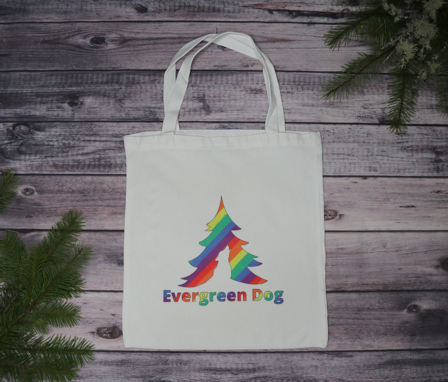 Pride Rainbow Canvas Totes
