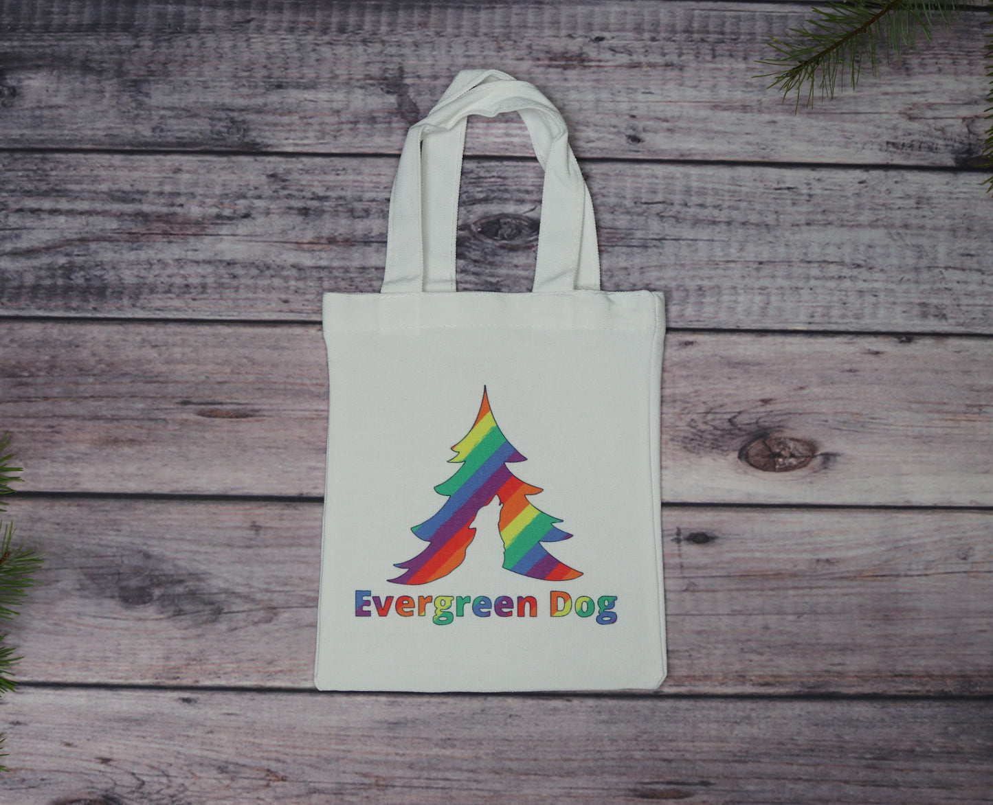 Pride Rainbow Canvas Totes