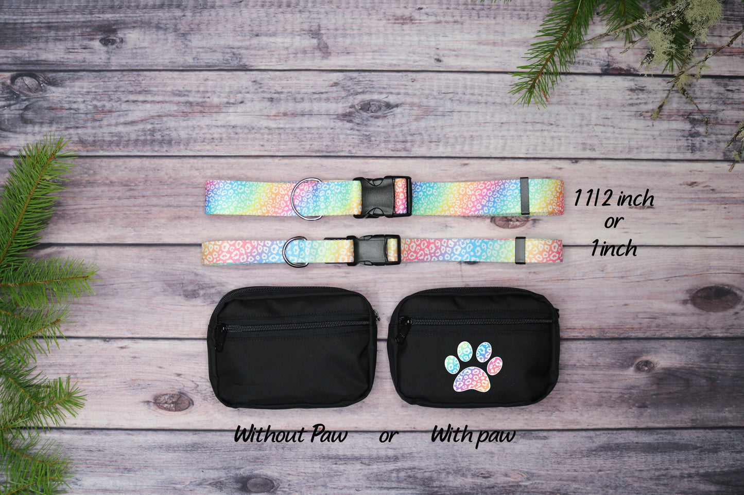 Rainbow Leopard Fanny Pack