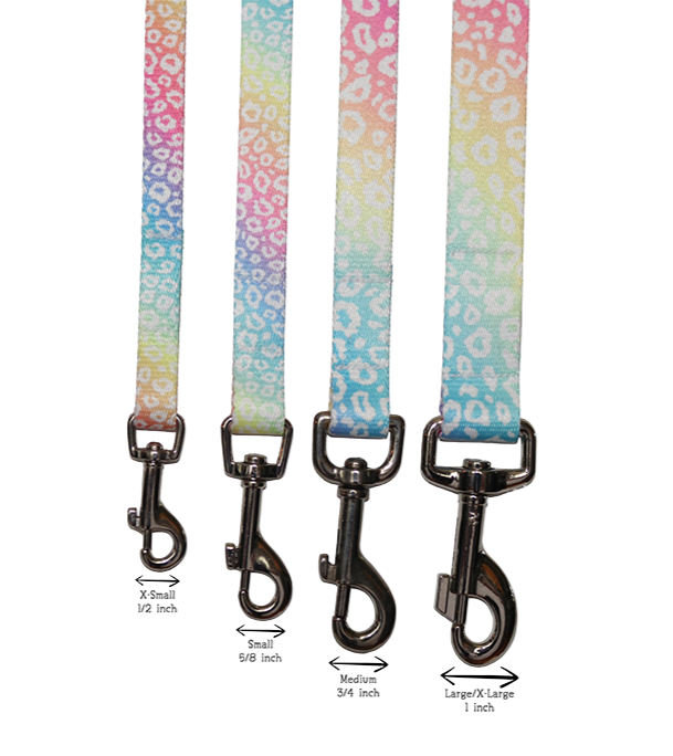 Rainbow Leopard Leash