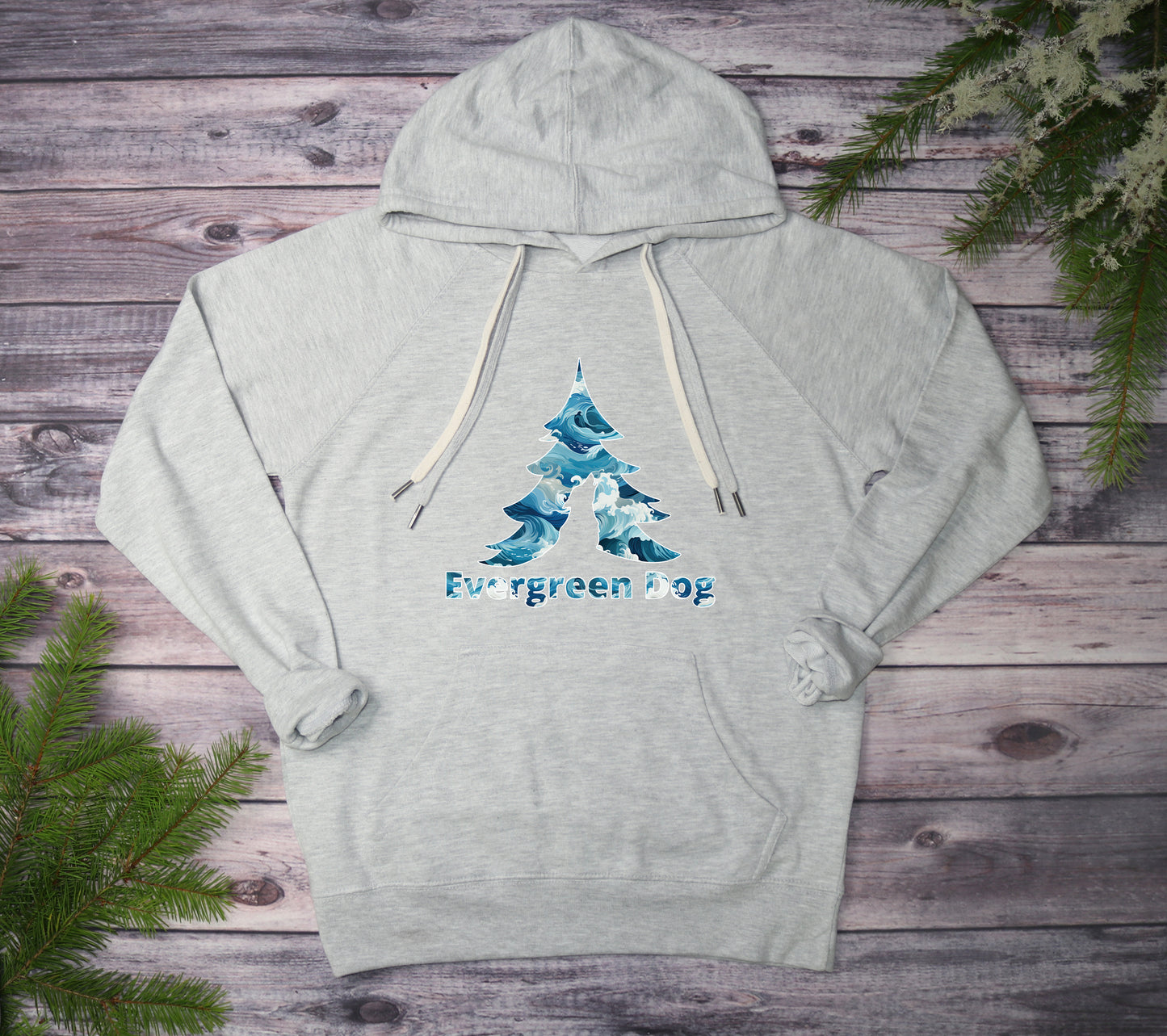 Sublime Waves Lightweight Terry Pull-Over Hoodie