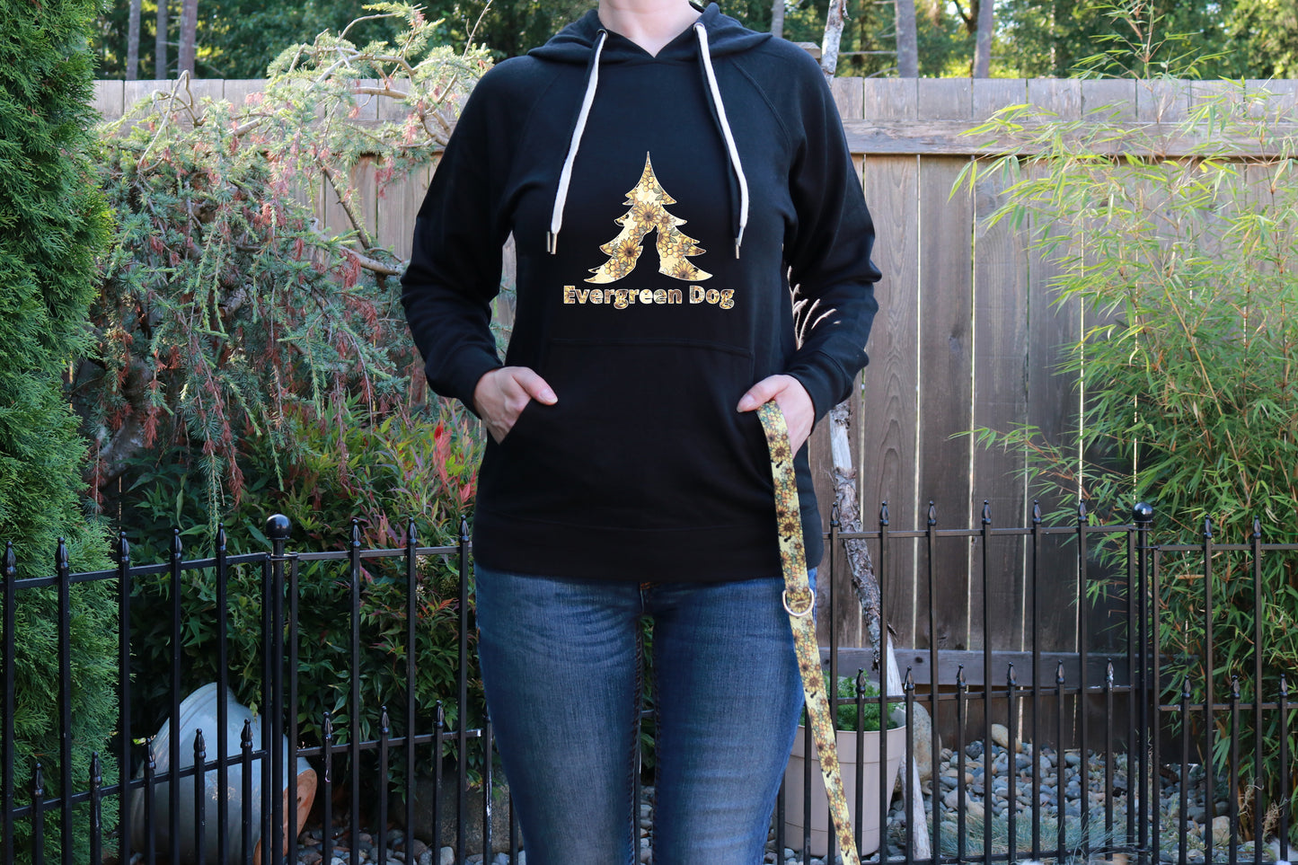 Sunflowers & Honey Lightweight Terry Pull-Over Hoodie
