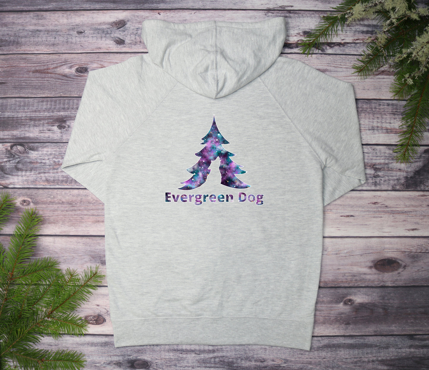 Twilight Galaxy Lightweight Terry Zip-Up Hoodie