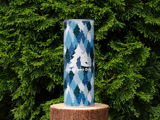 Blue Camo Trees 20oz Tumbler