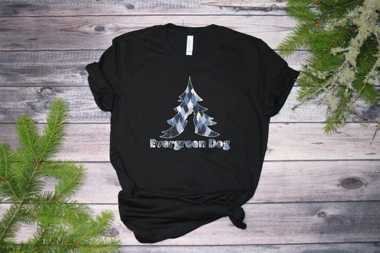 Blue Camo Trees T-Shirt