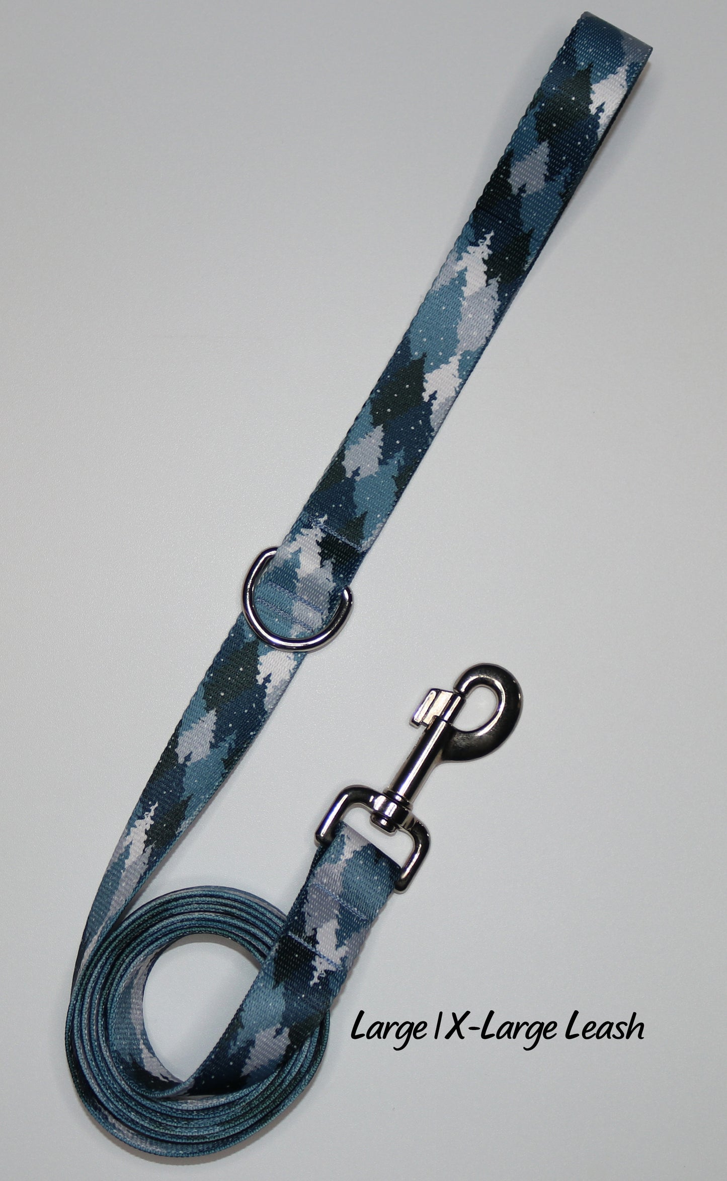 Blue Camo Trees Leash