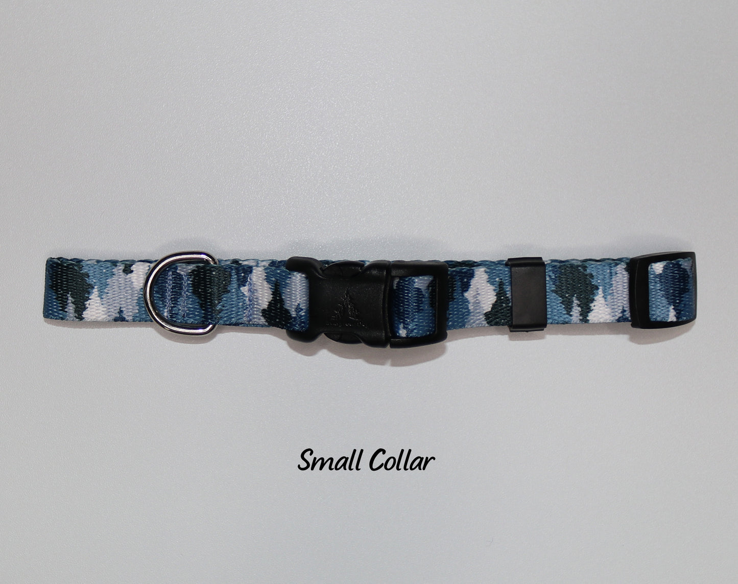Blue Camo Trees Collar