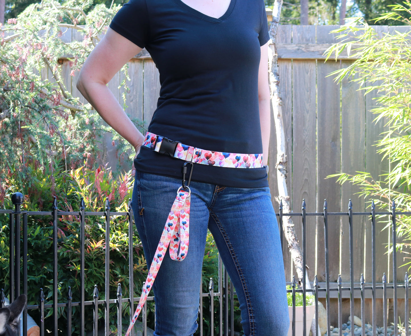 Dancing Hearts Handsfree Leash Attachment