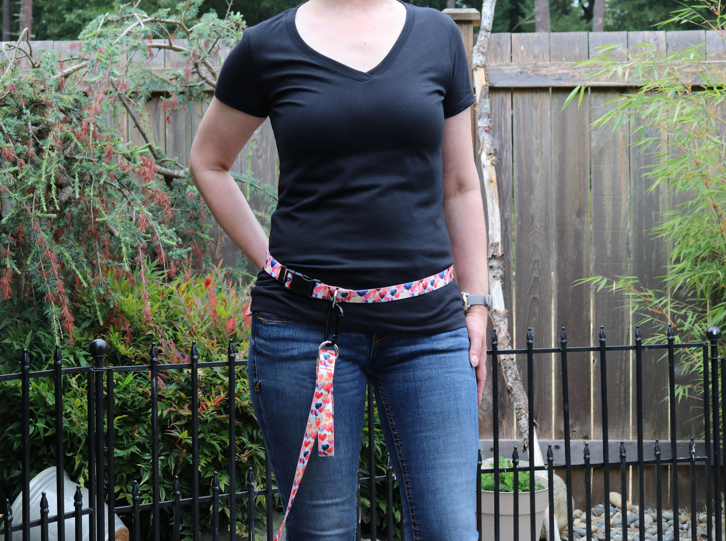 Dancing Hearts Handsfree Leash Attachment