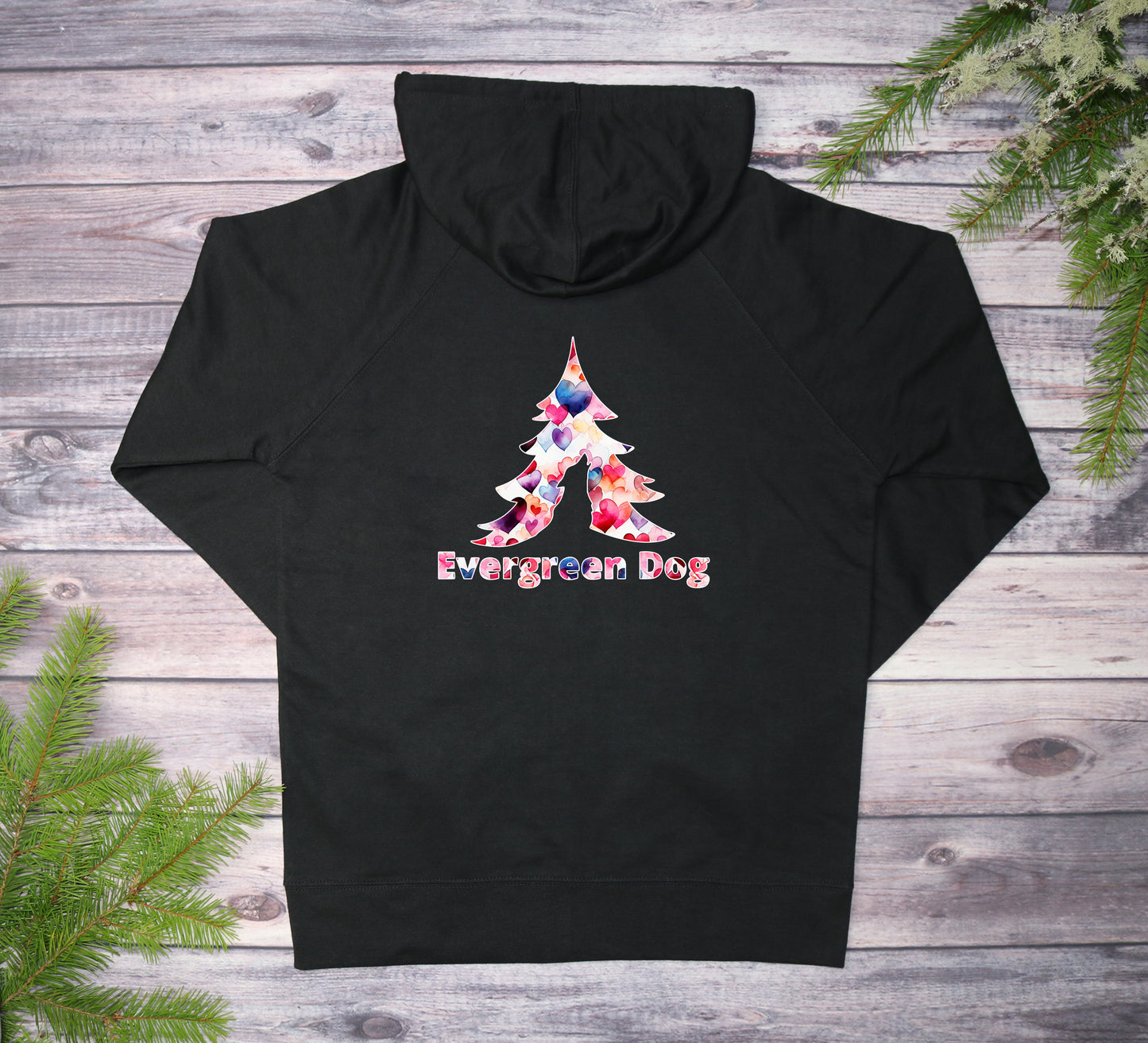 Dancing Hearts Lightweight Terry Zip-Up Hoodie
