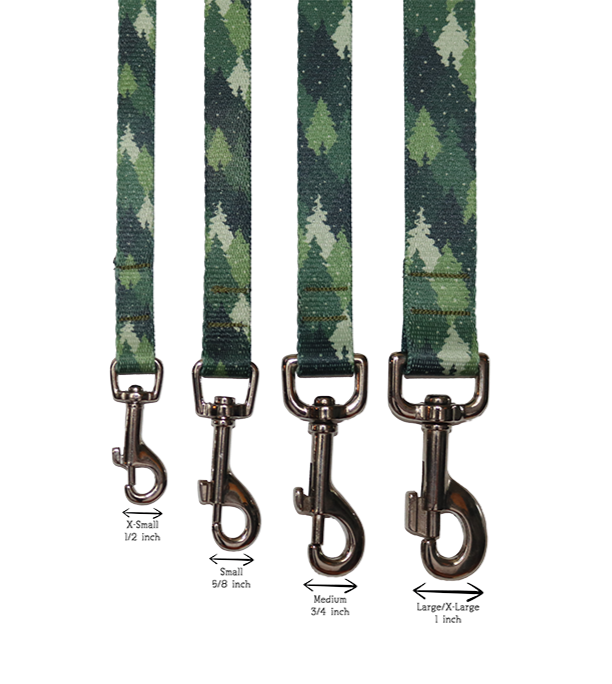 Green Camo Trees Leash