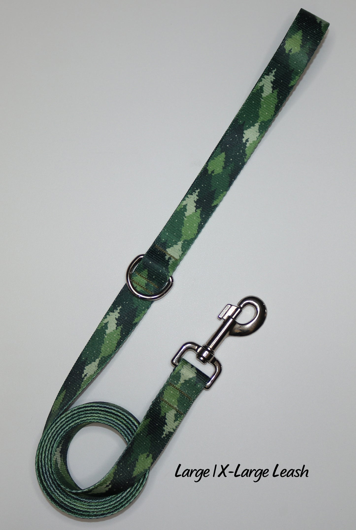 Green Camo Trees Leash