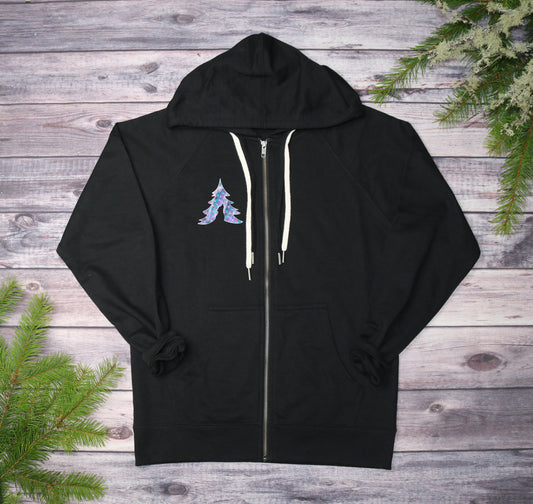 Pastel Storm Lightweight Terry Zip-Up Hoodie