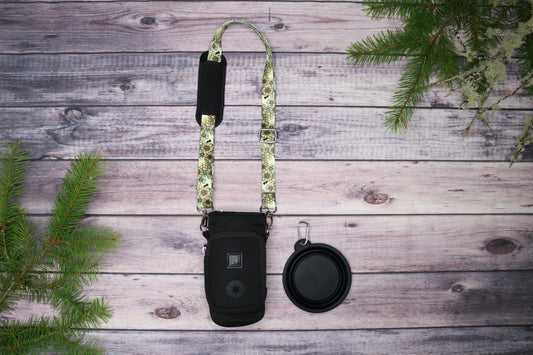 Sunflowers & Honey Crossbody Water Bottle Holder